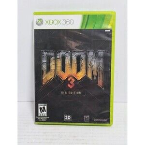2012 MICROSOFT XBOX 360 DOOM 3 BFG EDITION NO MANUAL CLEAN DISC